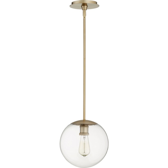 Clear Globe Pendant by Quorum