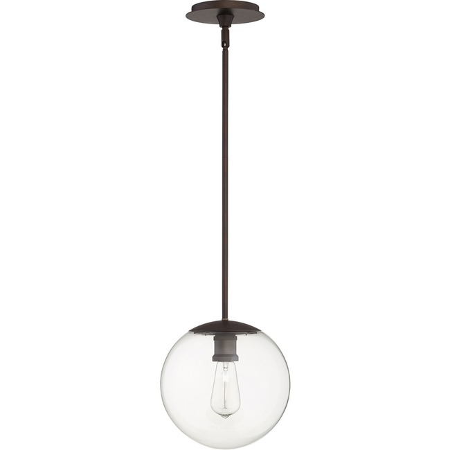 Clear Globe Pendant by Quorum