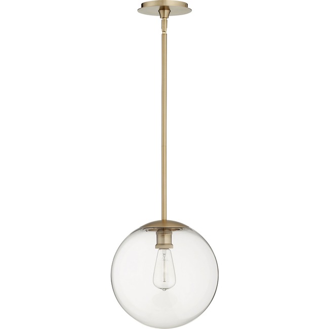 Clear Globe Pendant by Quorum
