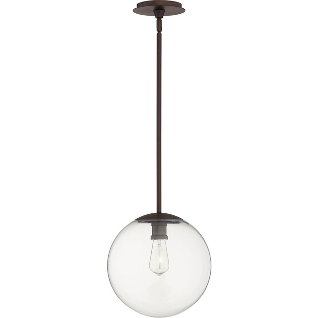 Clear Globe Pendant by Quorum