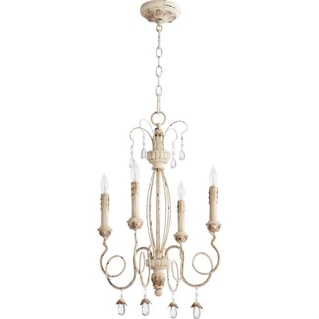 Venice Swirl Chandelier by Quorum