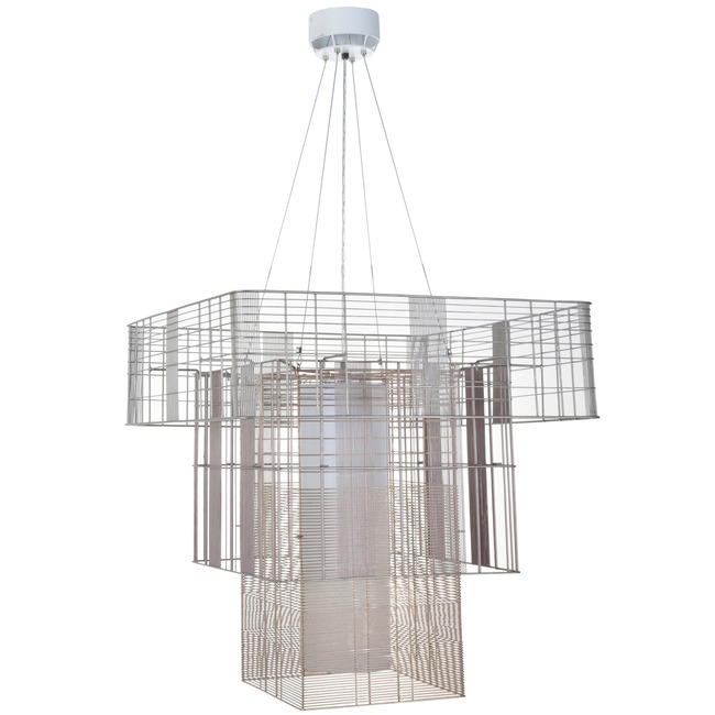Mesh Cubic XL Pendant by Forestier
