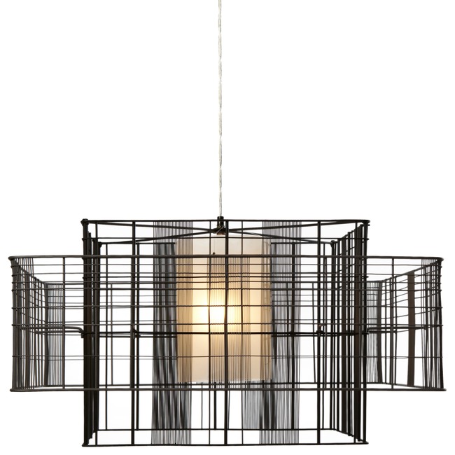 Mesh Cubic Medium Pendant by Forestier