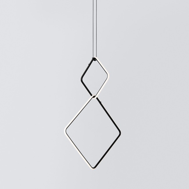Arrangements Square Small Two Element Suspension by FLOS