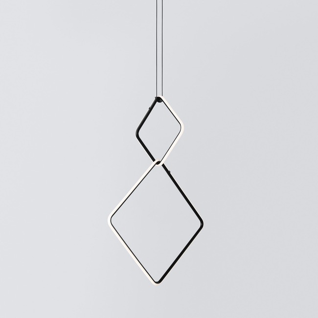 Arrangements Square Small Two Element Suspension by FLOS