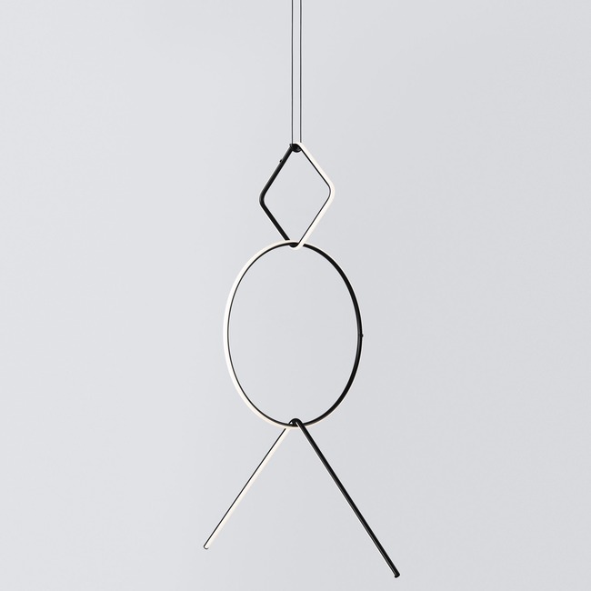 Arrangements Square Small Three Element Suspension by FLOS