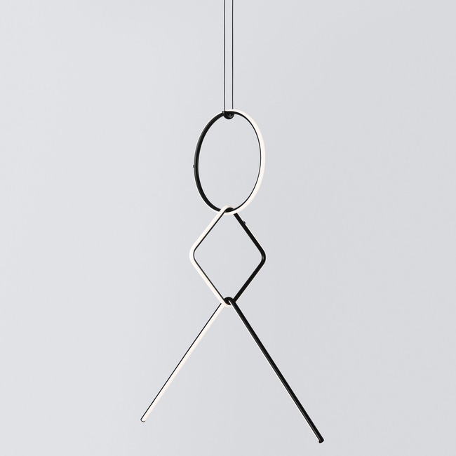 Arrangements Round Small Three Element Suspension by FLOS