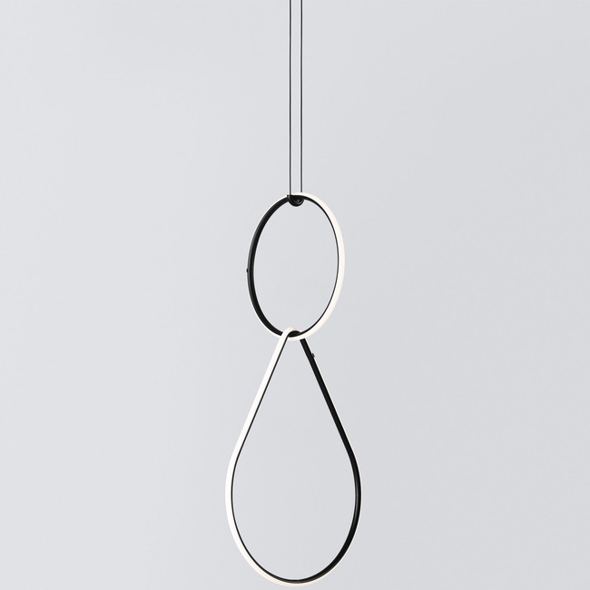 Arrangements Round Small Two Element Suspension by Flos Lighting