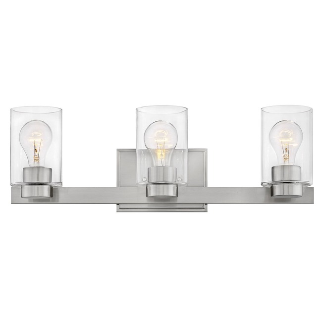 Miley Clear Glass Bathroom Vanity Light by Hinkley Lighting 5053BNCL