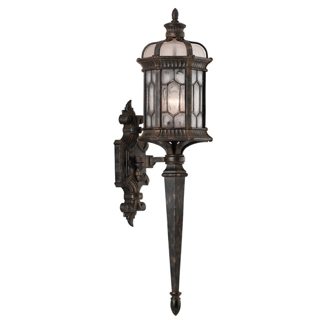 Devonshire Outdoor Torch Wall Sconce by Fine Art Handcrafted Lighting
