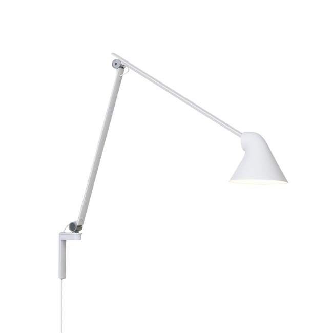 NJP Plug-in Swing Arm Wall Light by Louis Poulsen