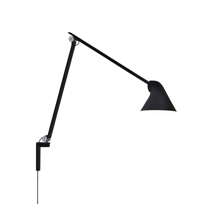 NJP Plug-in Swing Arm Wall Light by Louis Poulsen