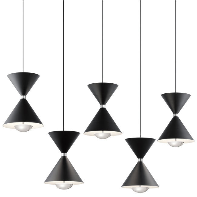 Kordan Linear Multi Light Pendant by Elan