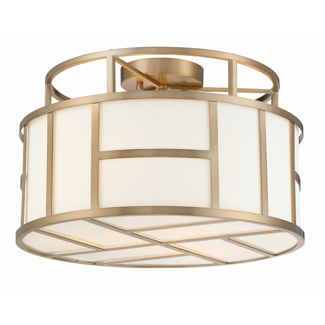 Danielson Semi Flush Ceiling Light by Crystorama