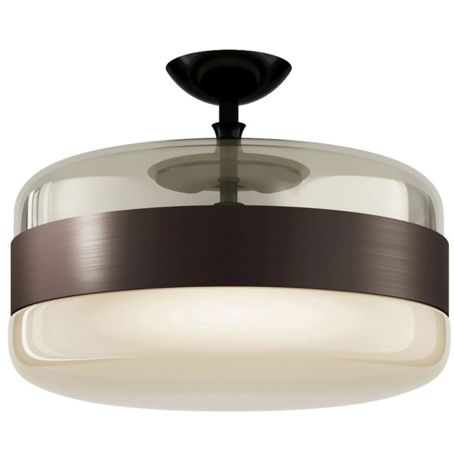 Futura Semi Flush Ceiling Light by Vistosi