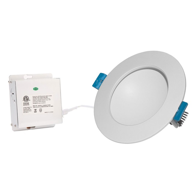 Back Lit 6IN RD Color Changing Panel Downlight Trim by Beach Lighting