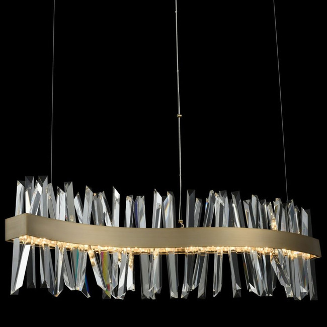 Glacier Wave Linear Pendant by Allegri