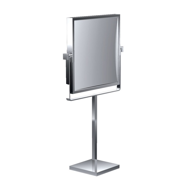 Baci Basic Square 1X/3X Reversible Vanity Mirror by Remcraft Lighting