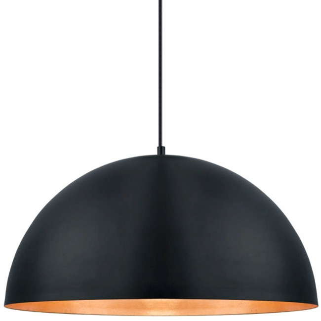 Gaetano Black / Gold Pendant by Eglo