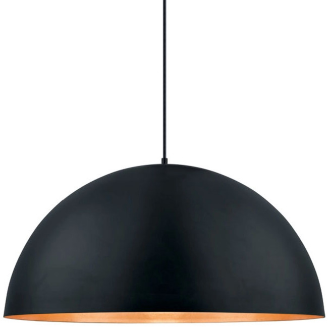 Gaetano Black / Gold Pendant by Eglo