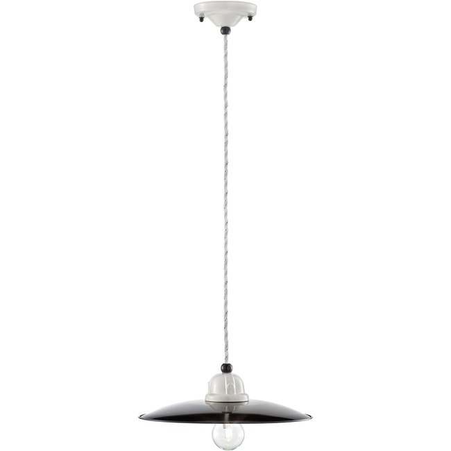 B&W Black and White Pendant by Ferroluce