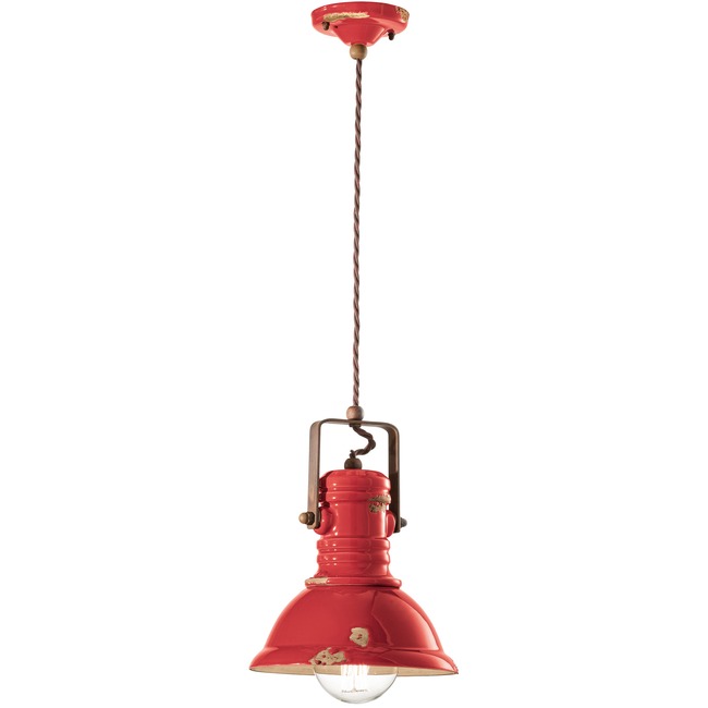 Industrial Bracket Pendant by Ferroluce