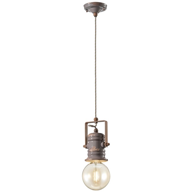 Urban Adjustable Socket Pendant by Ferroluce