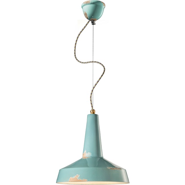 Vague Vintage Industrial Pendant by Ferroluce