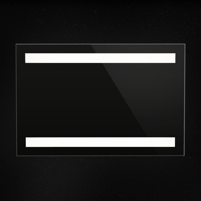 L3 Double Inset Direct LED Mirror by Matrix Mirrors