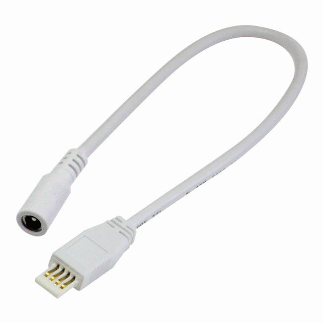 Silk Light Bar Straight Power Line Cable with RCA Jack by Nora Lighting