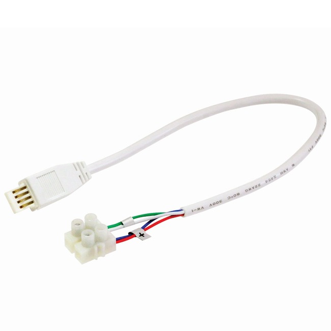 Silk Light Bar Side Power Feed Cable with Terminal Block by Nora Lighting