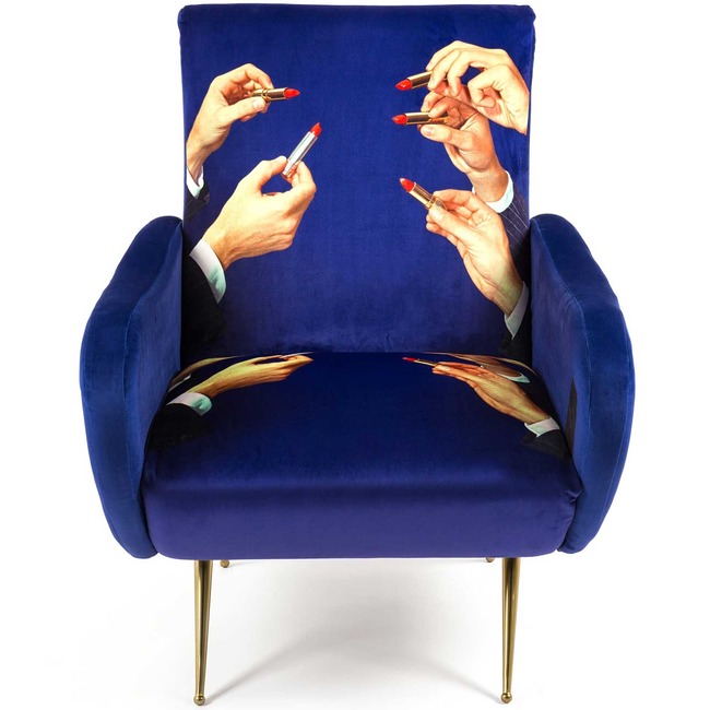 Lipsticks Armchair by Seletti