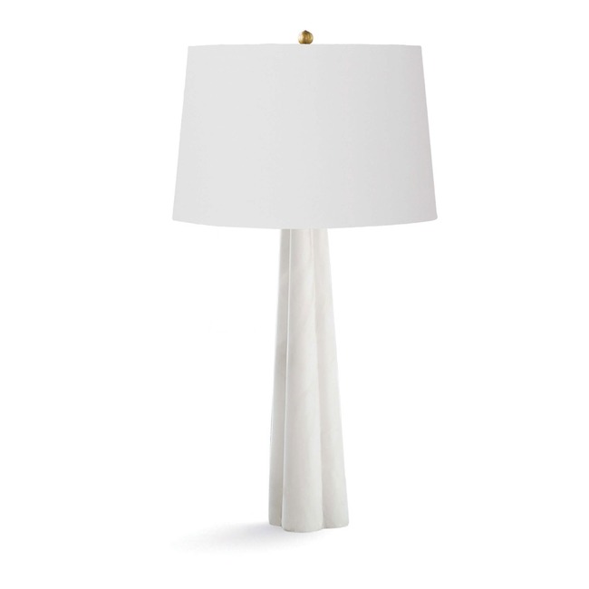 Quatrefoil Alabaster Table Lamp by Regina Andrew