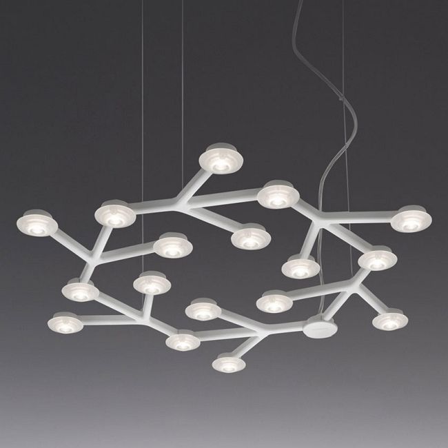 LED Net Circle Suspension by Artemide