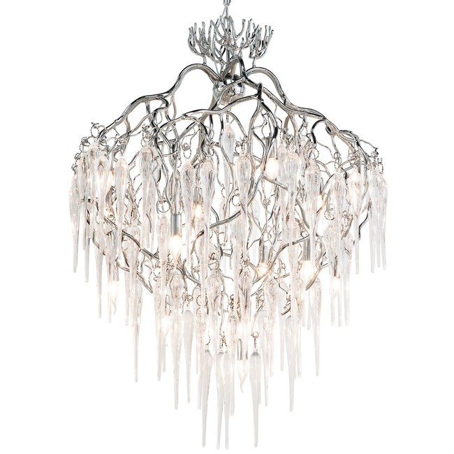 Hollywood Conical Glass Chandelier by Brand Van Egmond