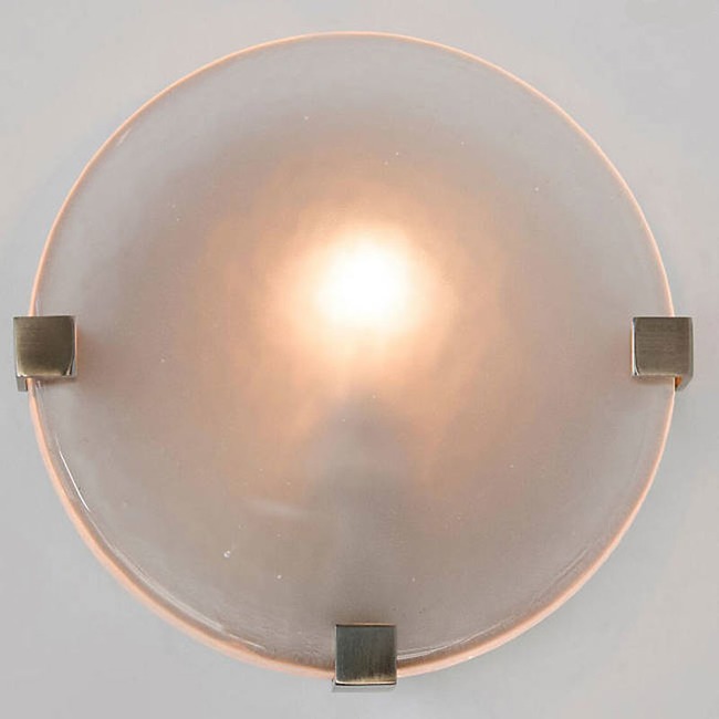 Lunette Round Prong Wall Light by Ridgely Studio Works