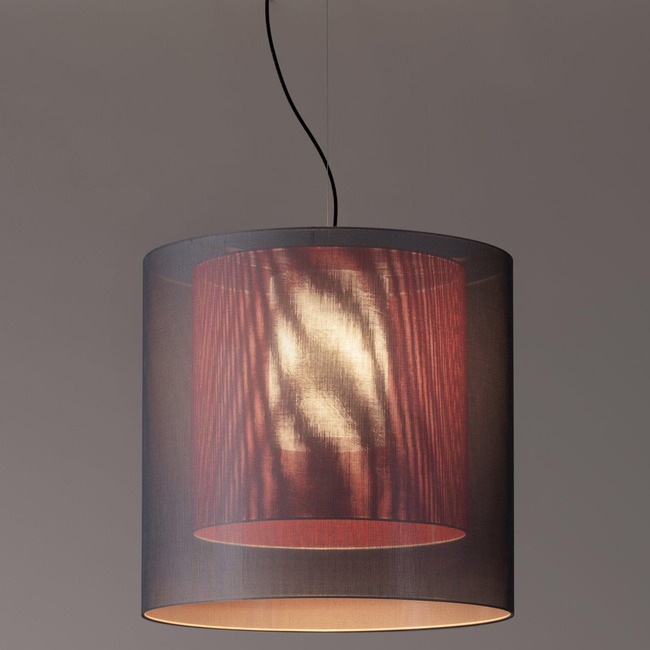 Moare Two Shade Pendant by Santa & Cole