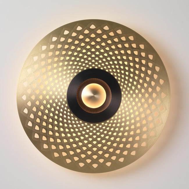 Earth Mandala Wall / Ceiling Light by CVL Luminaires