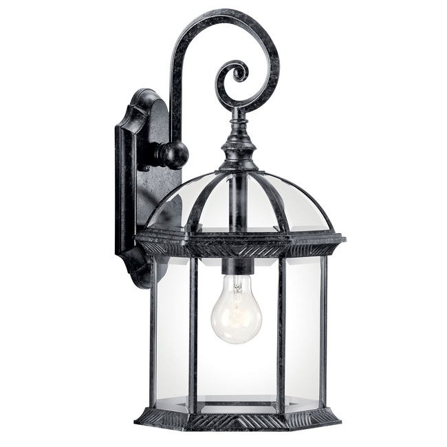 Barrie Outdoor Top Mount LED Scroll Wall Light by Kichler