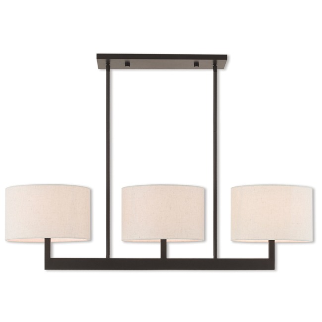 Hayworth Drum Linear Chandelier by Livex Lighting
