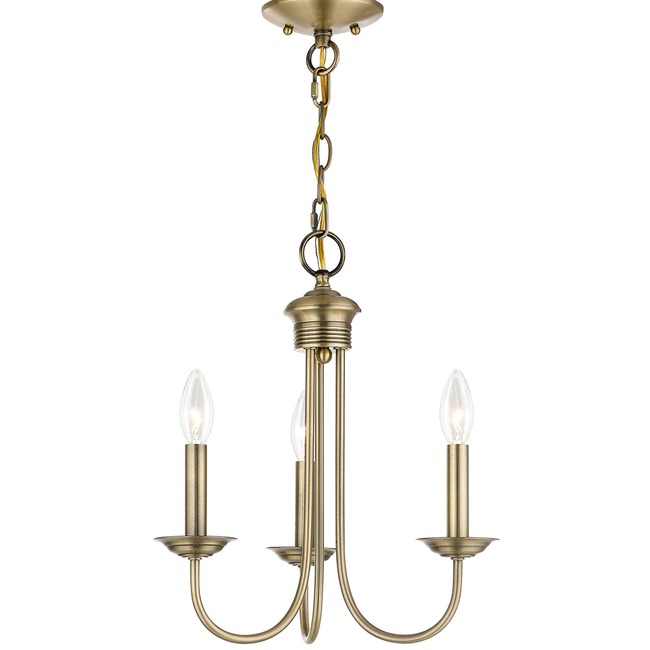 Estate 3 Light Chandelier by Livex Lighting