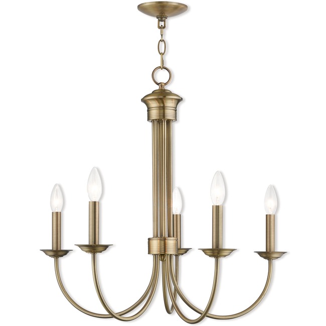 Estate 5 Light Chandelier by Livex Lighting