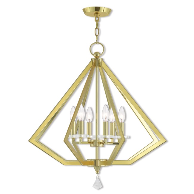 Diamond Chandelier by Livex Lighting