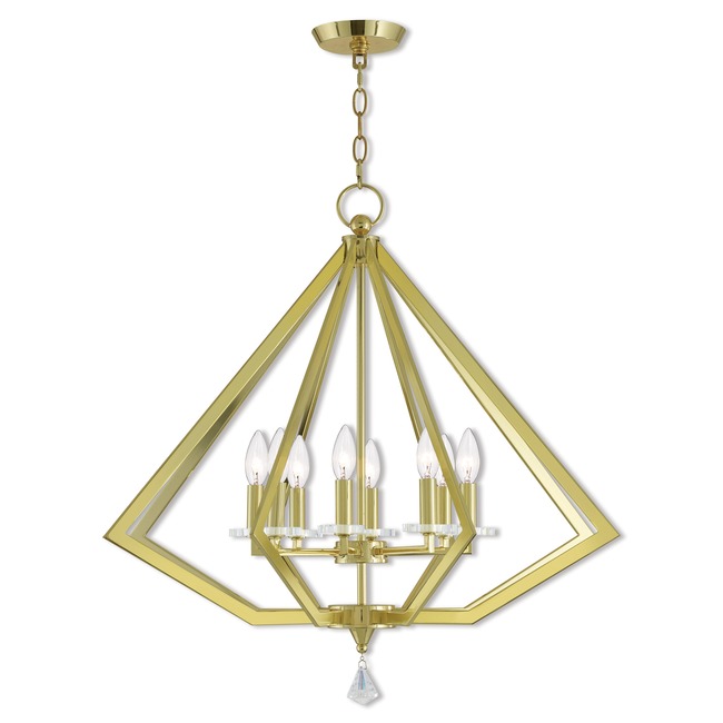 Diamond Chandelier by Livex Lighting
