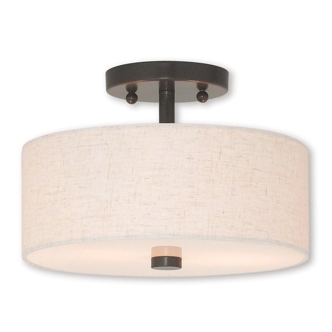 Meridian Semi Flush Ceiling Light by Livex Lighting