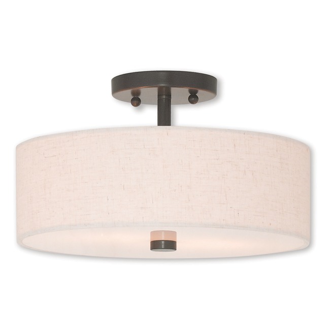 Meridian Semi Flush Ceiling Light by Livex Lighting