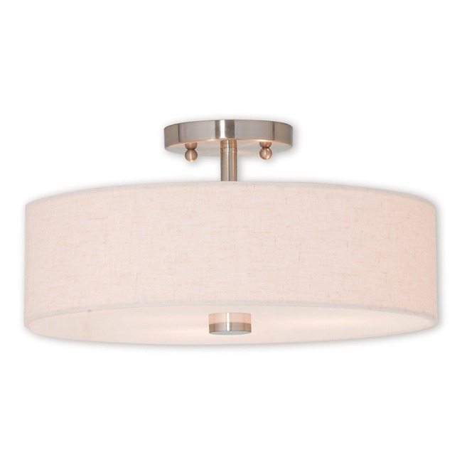 Meridian Semi Flush Ceiling Light by Livex Lighting