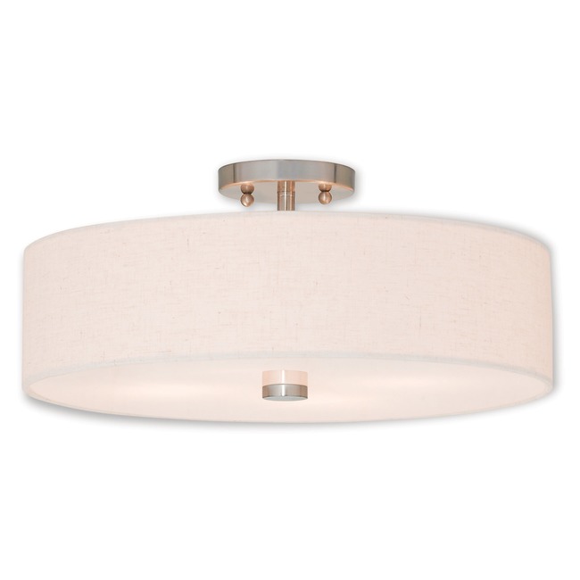 Meridian Semi Flush Ceiling Light by Livex Lighting