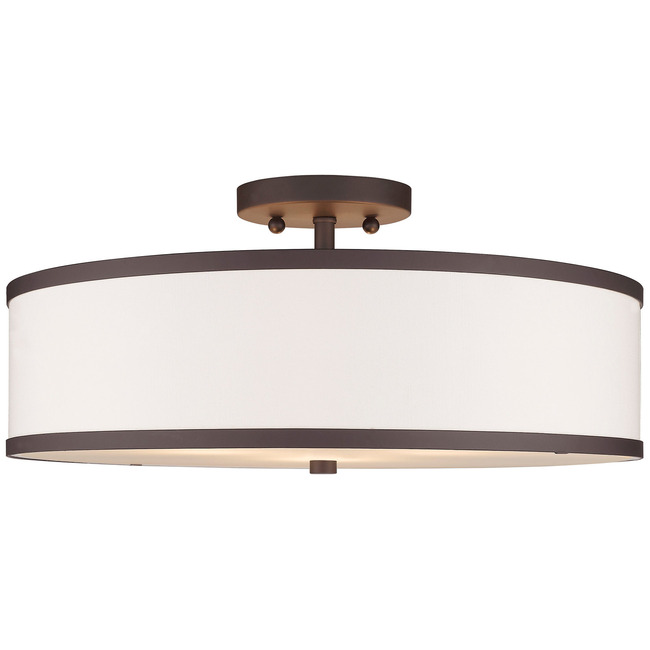 Park Ridge Semi Flush Ceiling Light by Livex Lighting