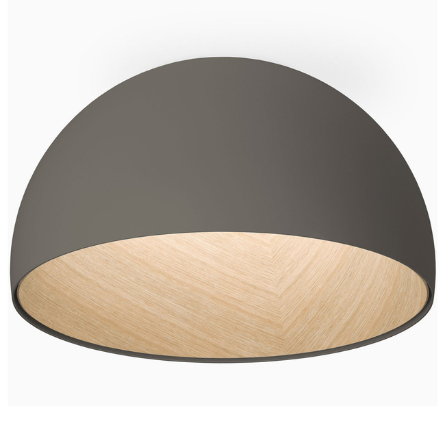 Duo Inverted Bowl Ceiling Light Fixture by Vibia